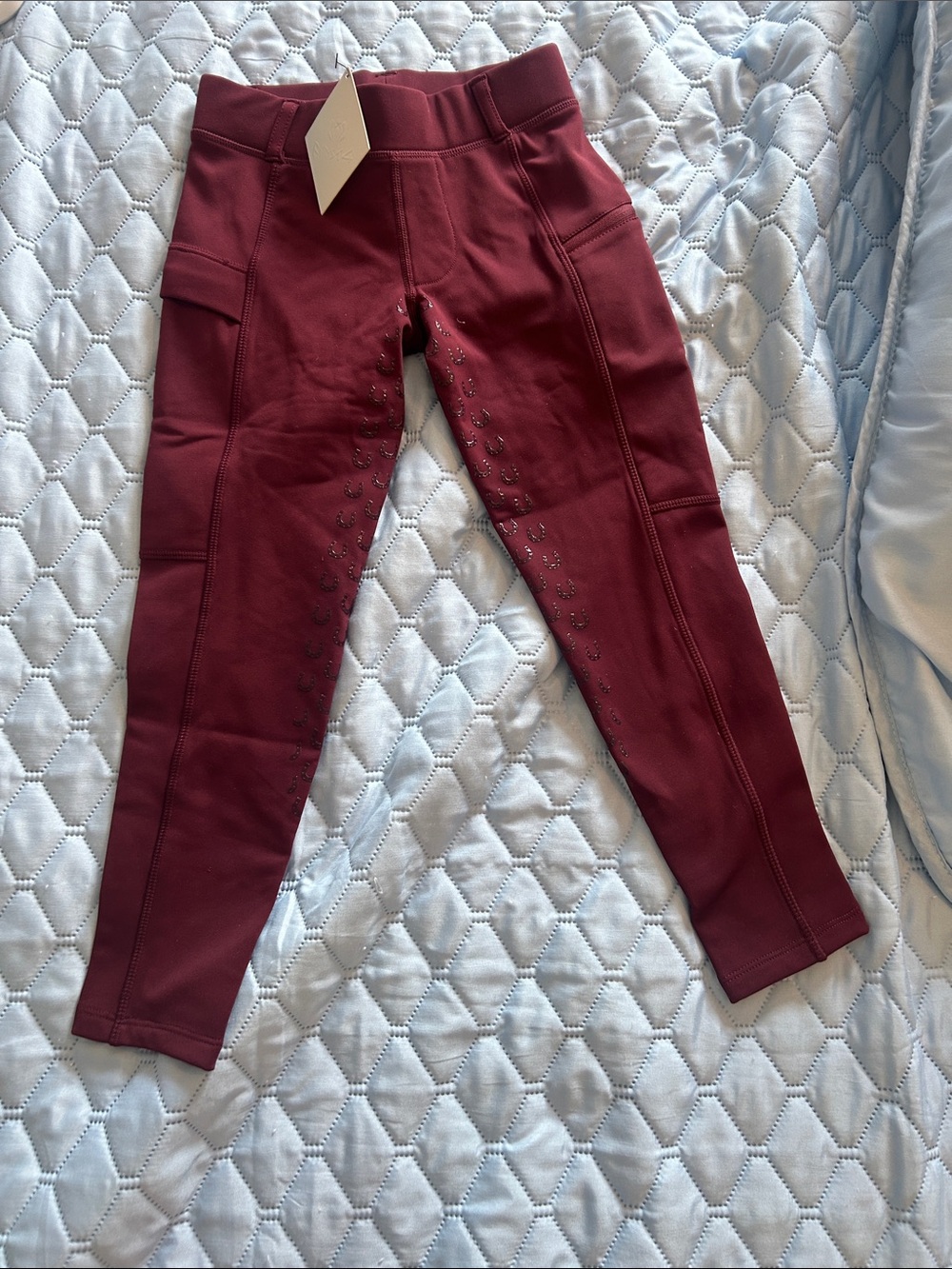 Kid’s Maroon Stretch Performance Pants